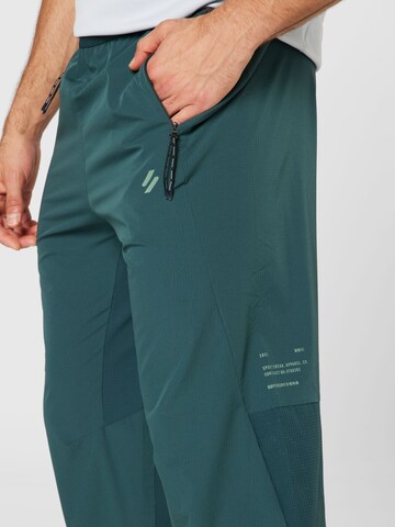 SuperdryTapered Sportske hlače - zelena boja