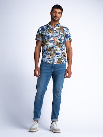 Petrol Industries - Regular Fit Camisa em azul