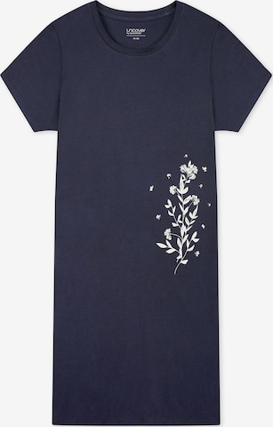 Chemise de nuit ' Nightwear ' uncover by SCHIESSER en bleu : devant