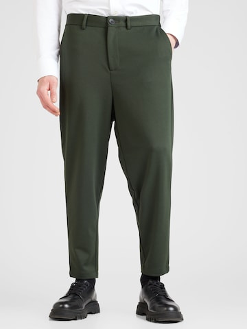 JACK & JONES Tapered Chino Pants 'KARL PHIL' in Green: front