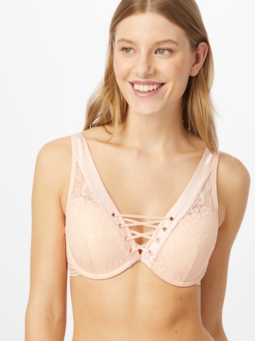 Triangle Soutien-gorge LingaDore en rose : devant