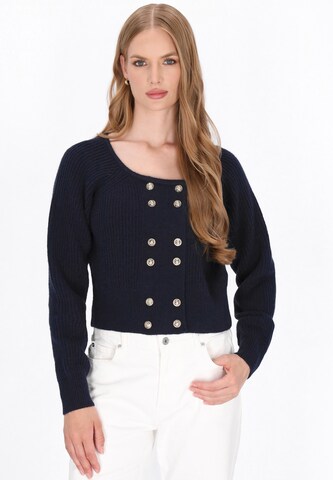 Cardigan DreiMaster Vintage en bleu : devant