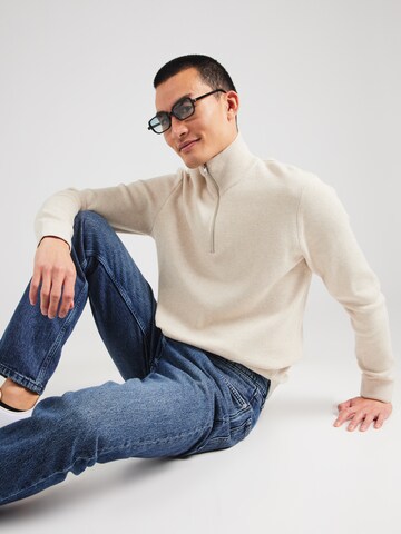 JACK & JONES Sweater 'JWHMILANO' in White: front