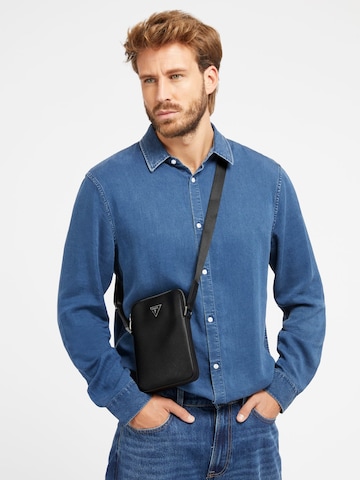 GUESS Crossbody Bag in Black: front