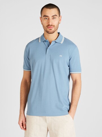 T-Shirt 'Dante' SELECTED HOMME en bleu : devant