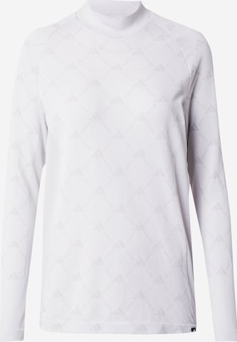 Tricou funcțional de la ADIDAS GOLF pe alb: față