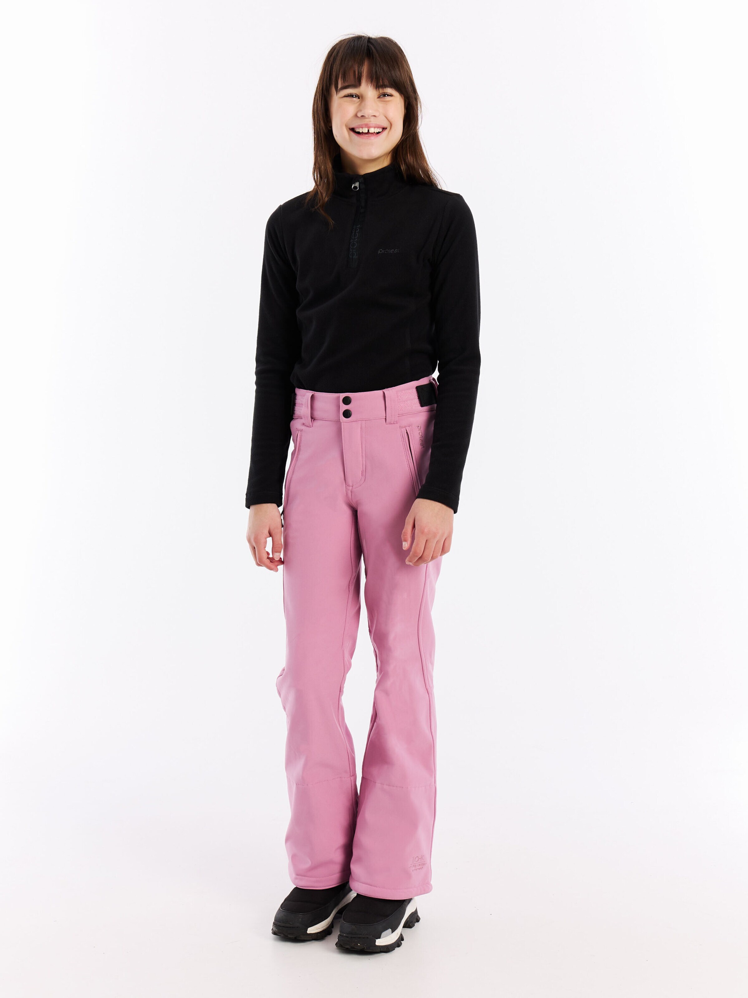 PROTEST Slimfit Sportbroek 'RELOLE JR' in Rood: voorkant