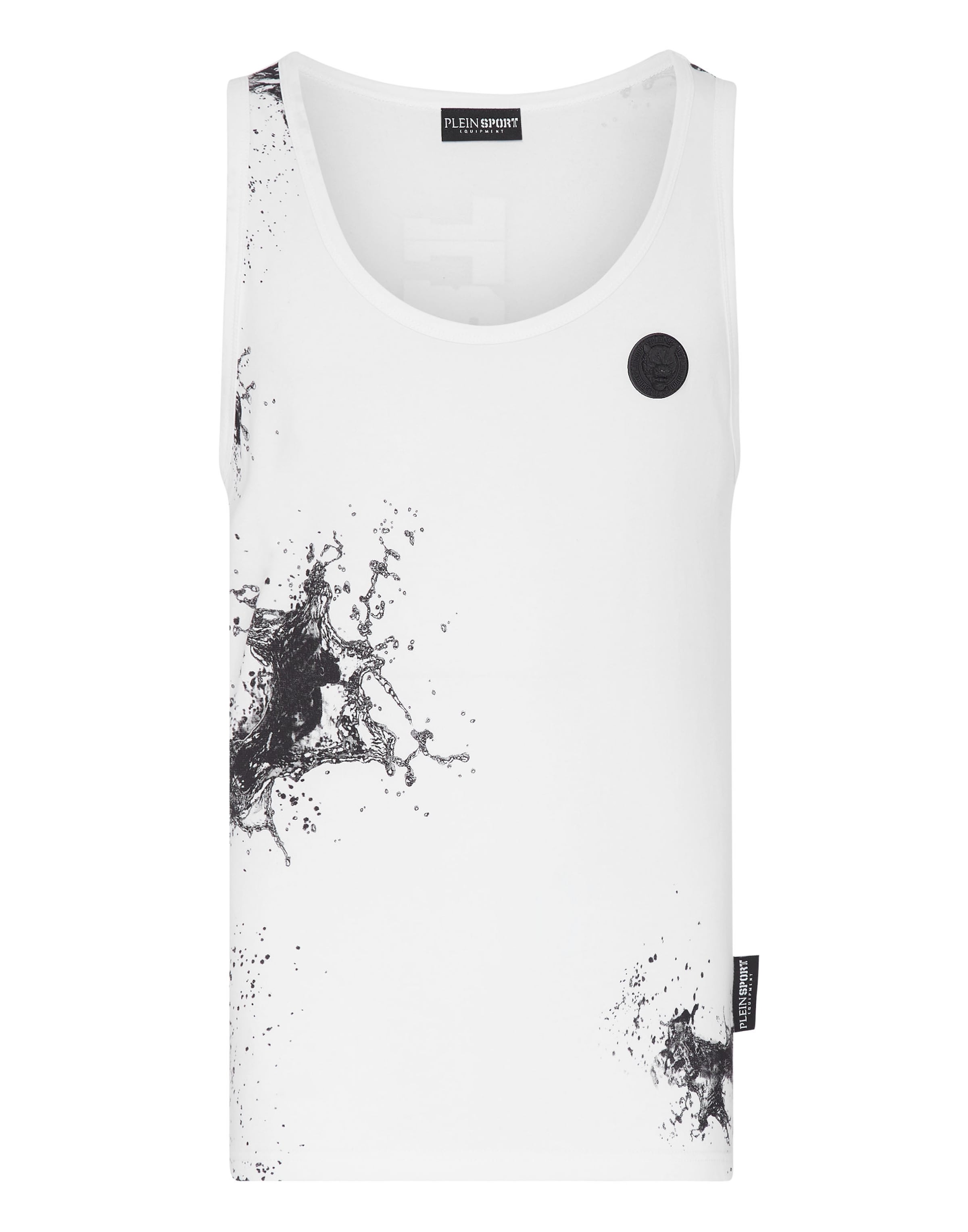 Plein Sport - Camisa em branco: frente