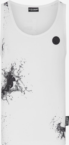 Maglietta 'Splash Extreme' di Plein Sport in bianco: frontale