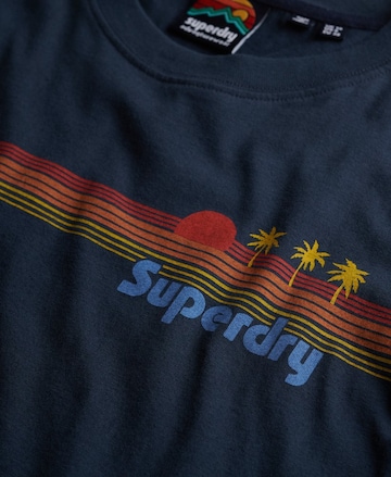 T-shirt Superdry en bleu