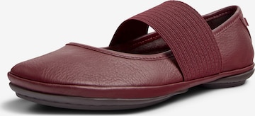 CAMPER Ballet Flats with Strap ' Right Nina ' in Red: front