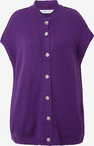 Studio Untold Strickjacke in Lila: Vorderseite