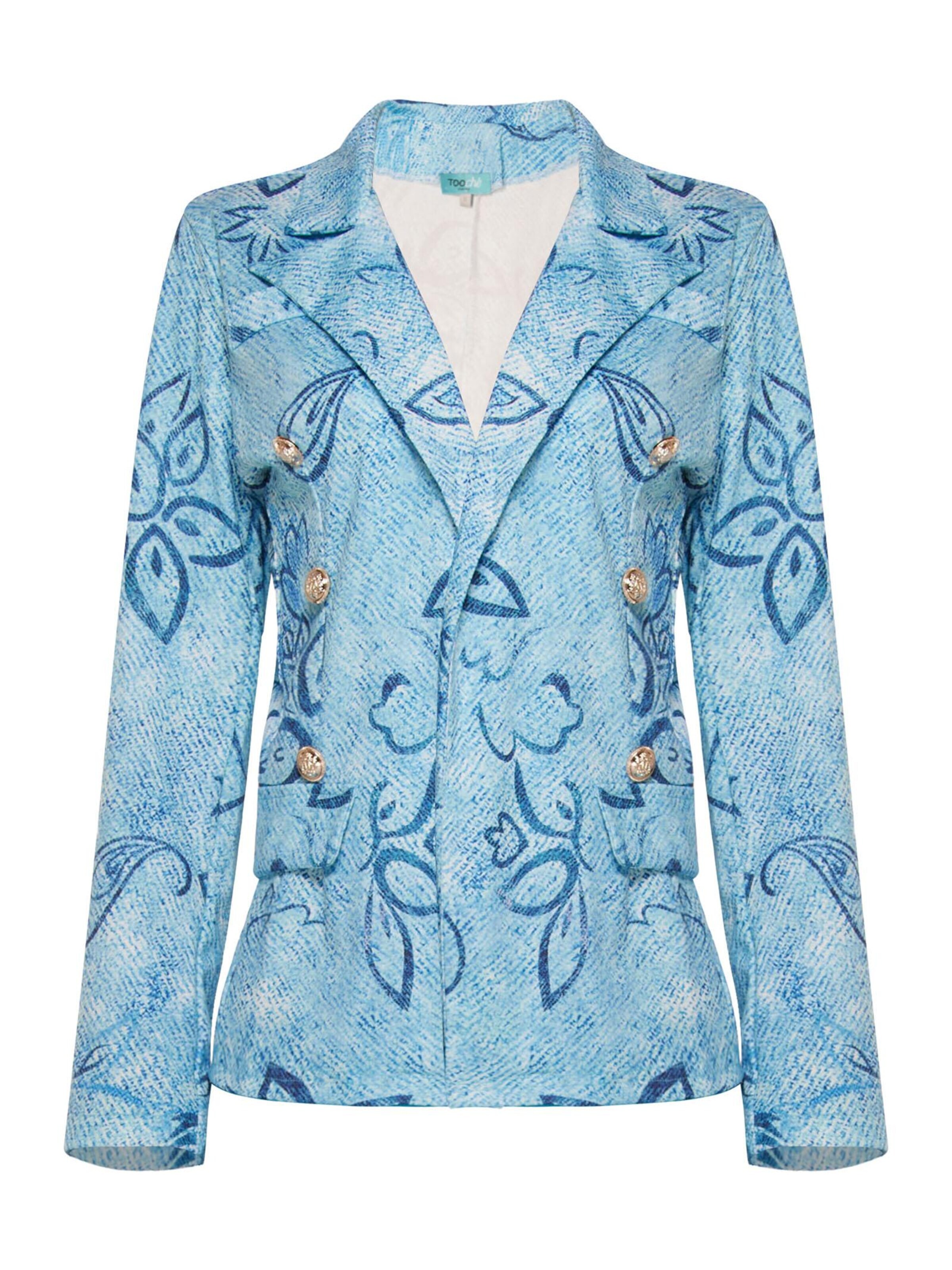TOOche Blazer 'Blue-B' in Blue: front
