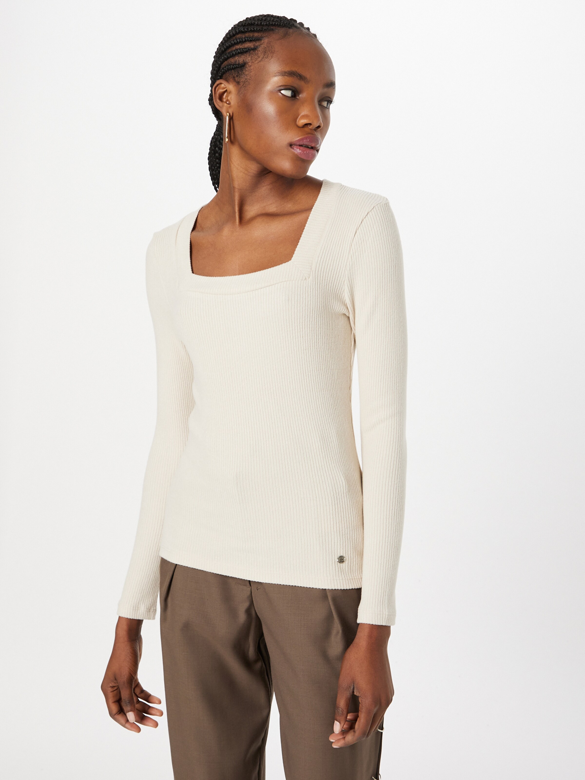 Frauen Große Größen Key Largo Pullover 'LYNN' in Beige - MD17196 Frauen Große Größen Key Largo Pullover 'LYNN' in Beige - MD17196