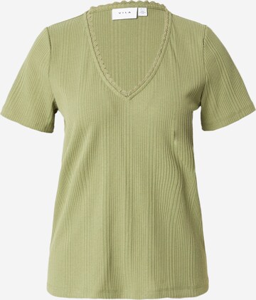 VILA Shirt 'NOLINE' in Green: front