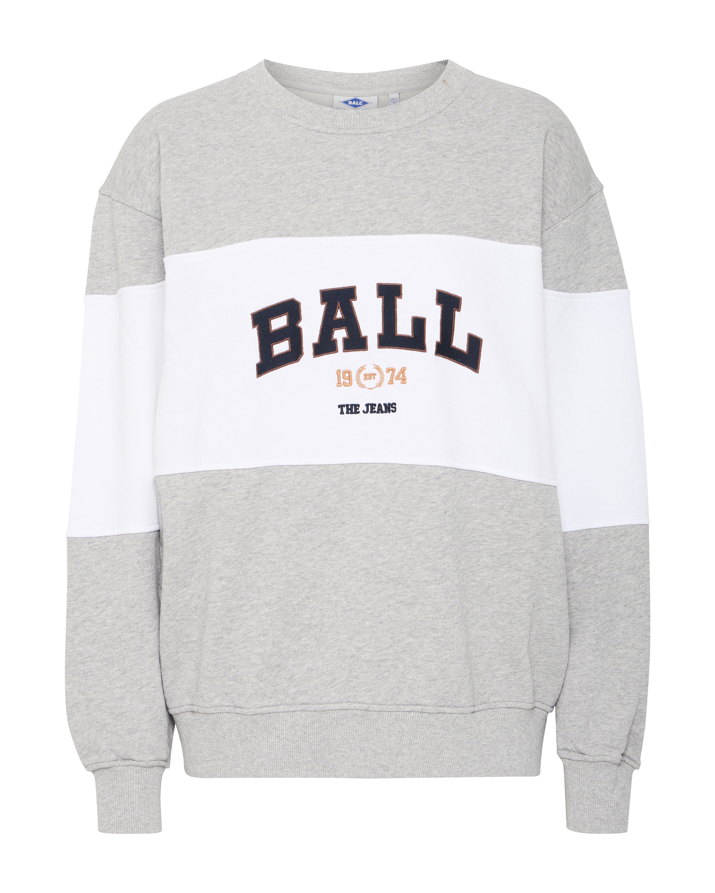 Ball Sweatshirt 'Montana' in Grey: front