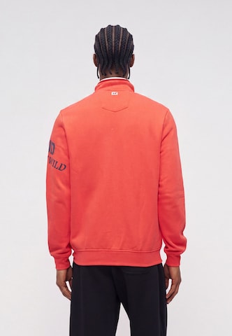 CAMP DAVID Sweatjakke i orange