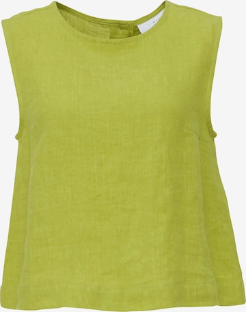 mazine Top ' Mena ' in Green: front