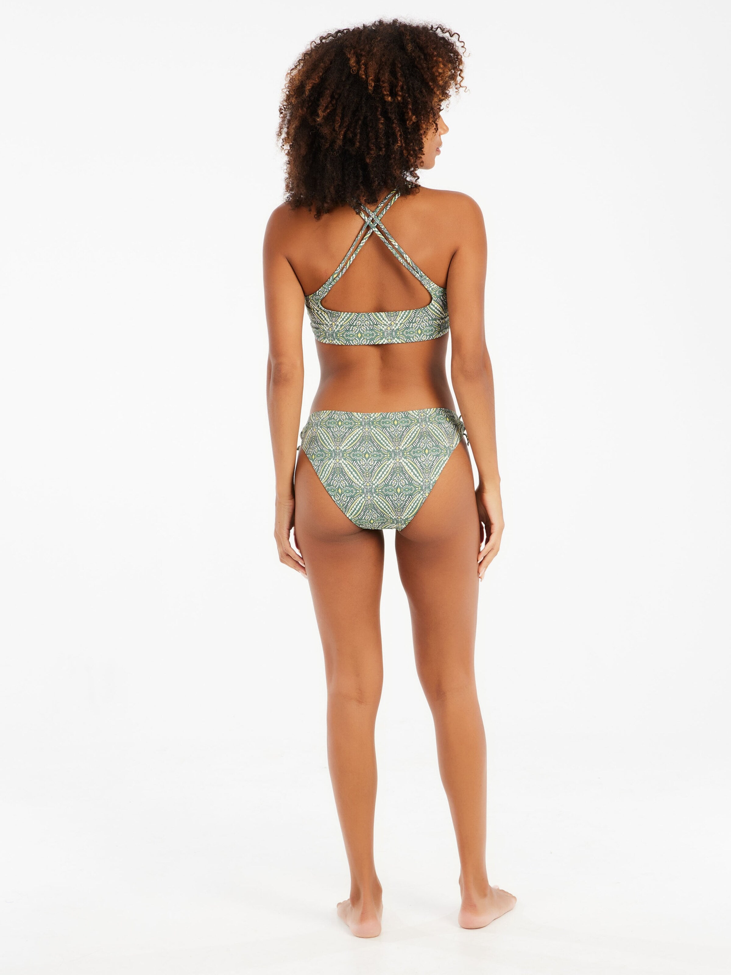PROTEST Triangle Bikini 'PRTGoofy' in Green