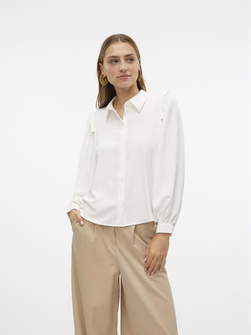 VERO MODA Bluse 'VMAni' i hvid: forside