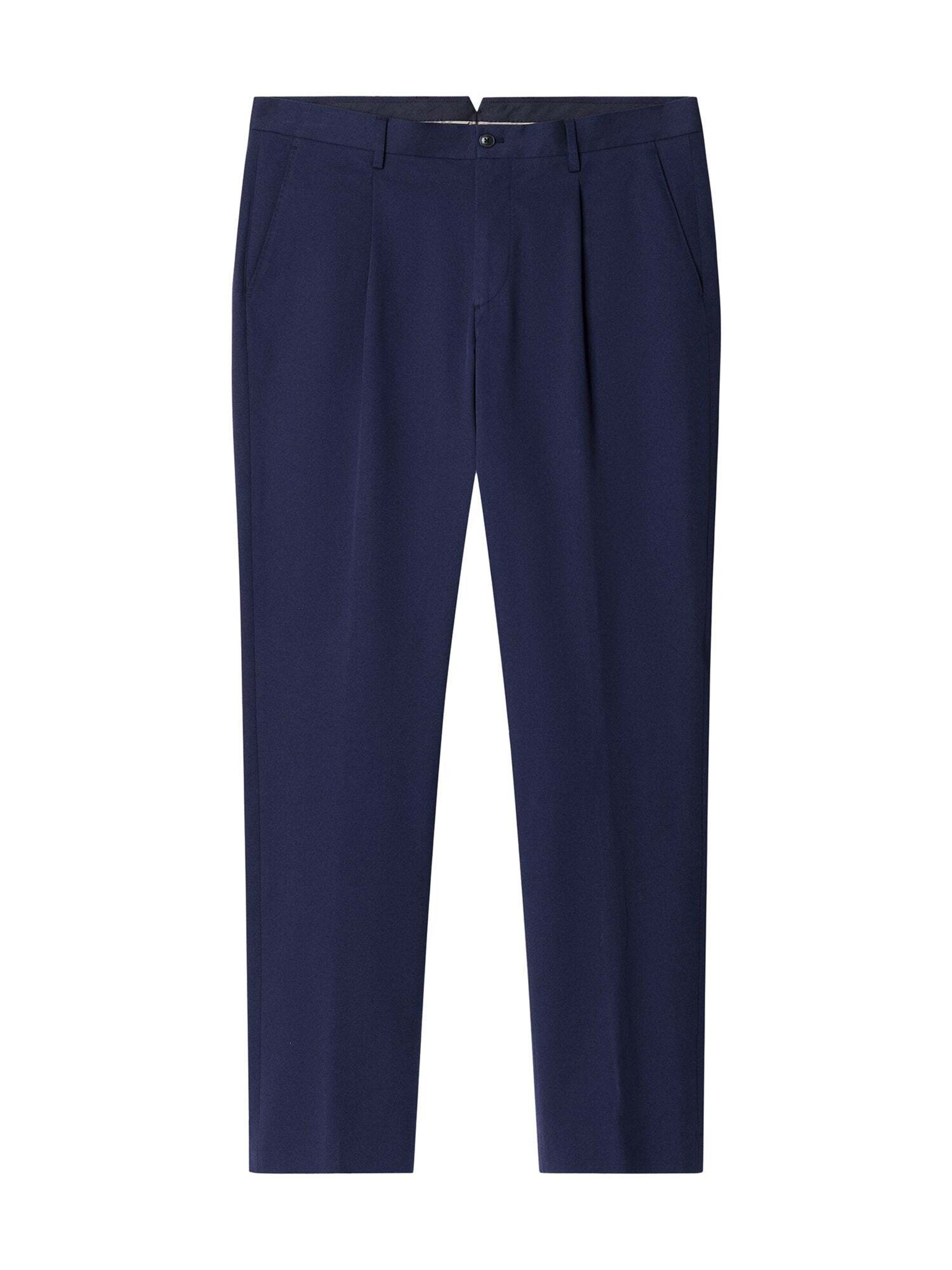 Pantalon chino Hackett London en bleu : devant