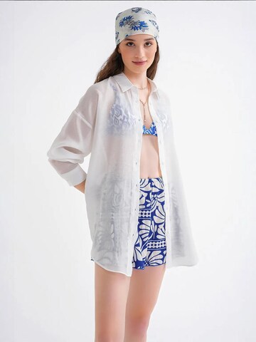 Camicia da donna di MixRay in bianco