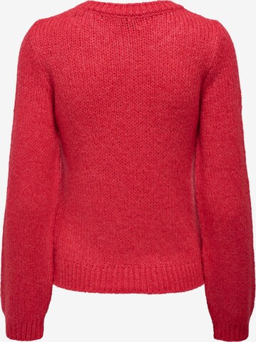 JDY Sweater 'DINEA' in Red