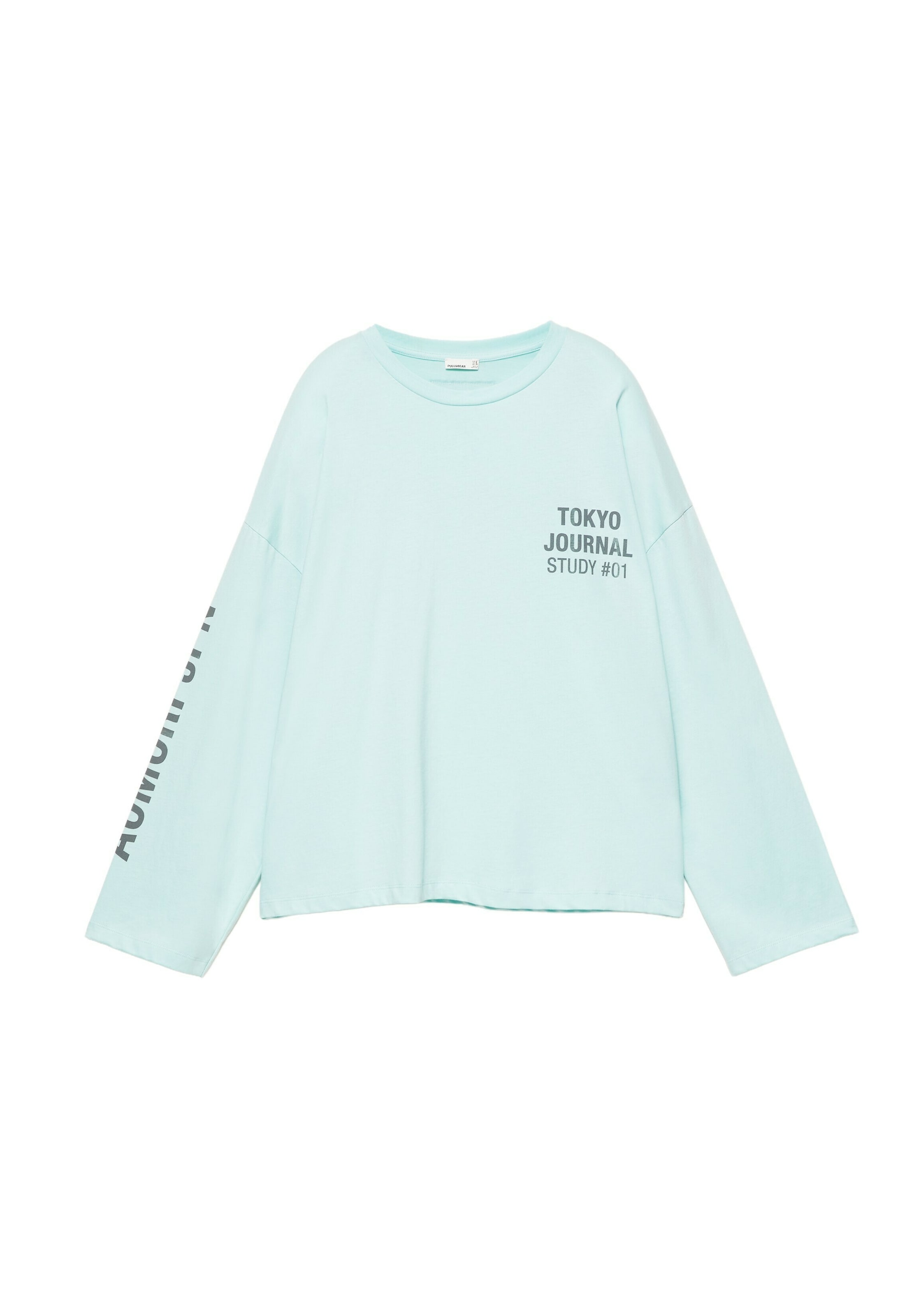 Pull&Bear Tričko - Modrá: predná strana