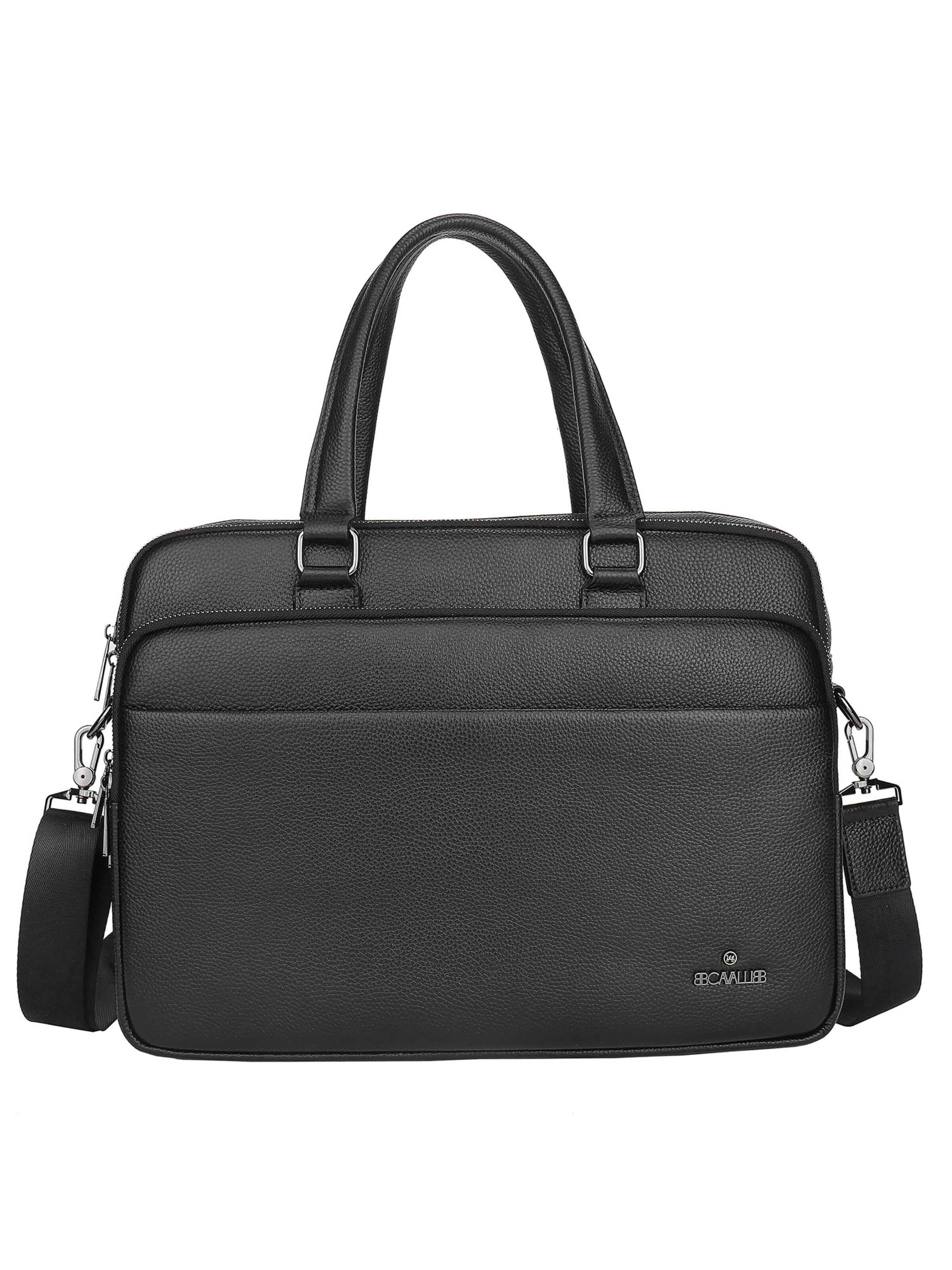 Borsa a mano di B. Cavalli in nero: frontale