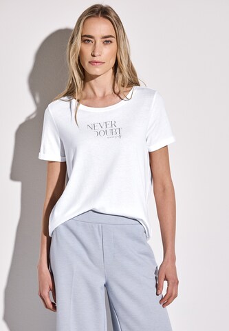 STREET ONE Shirt in Weiß: Vorderseite