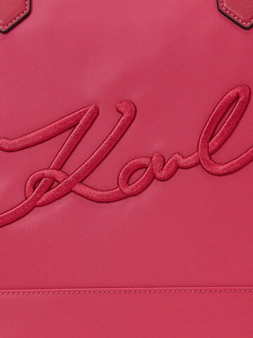 Cabas Karl Lagerfeld en rose
