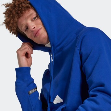 ADIDAS SPORTSWEAR Sports sweatshirt 'Fleece' in Blue