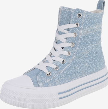 Ital-Design Sneaker in Blau: Vorderseite