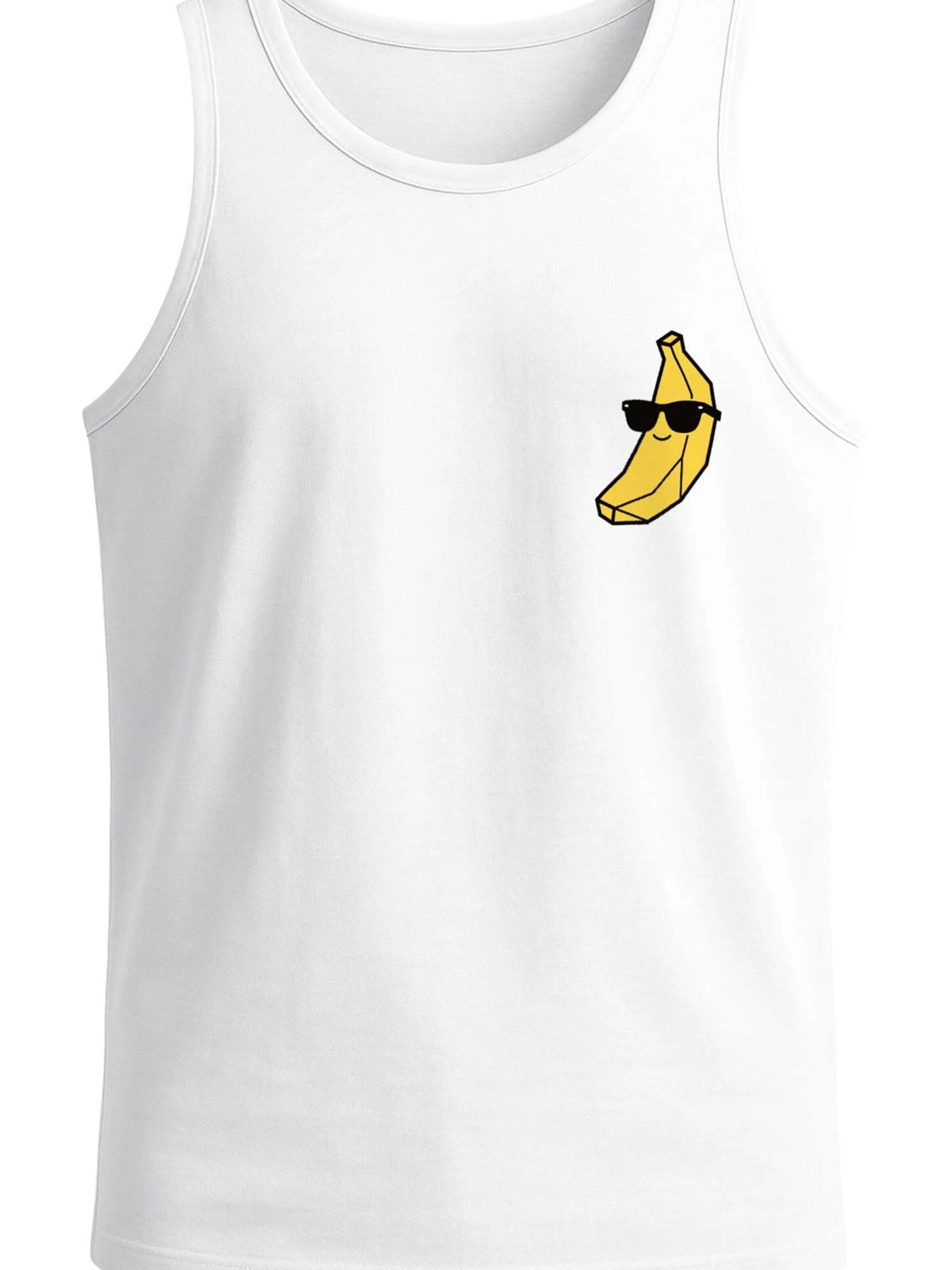 Neverless Shirt 'Cool Banana' in White