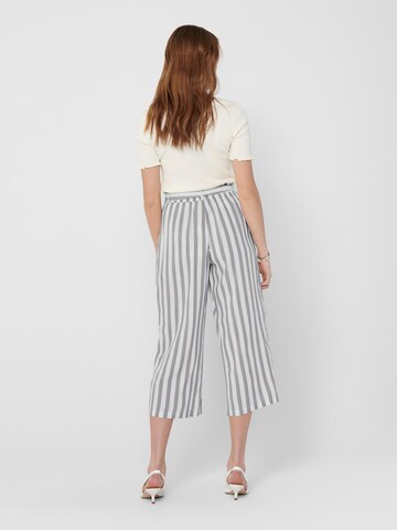 ONLY Wide leg Broek in Blauw