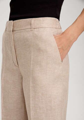 Wide Leg Pantalon s.Oliver BLACK LABEL en beige