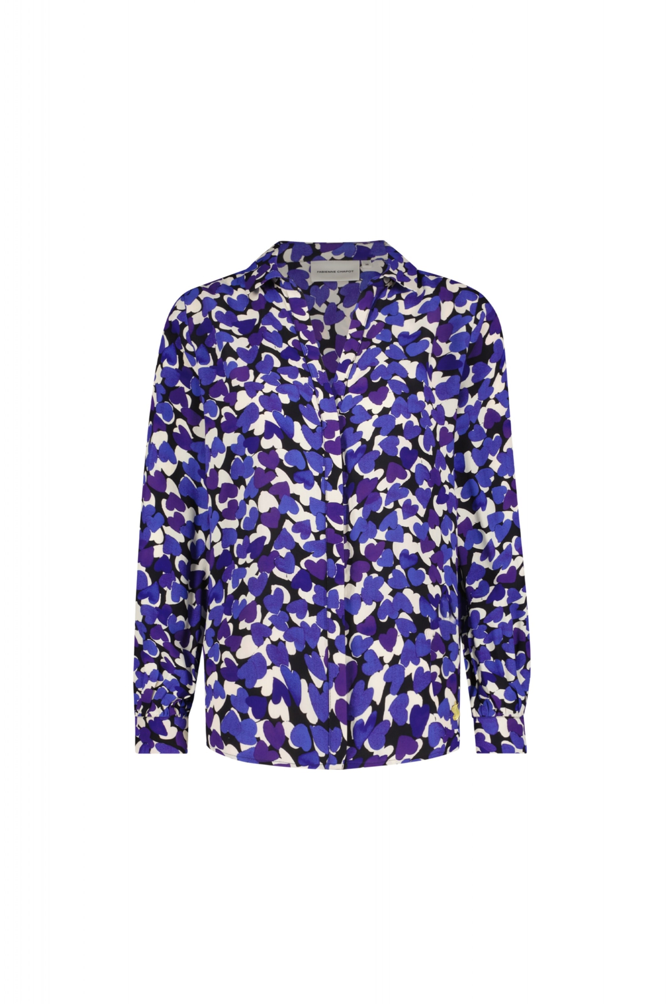 Fabienne Chapot Blouse 'Liv' in Lila: voorkant