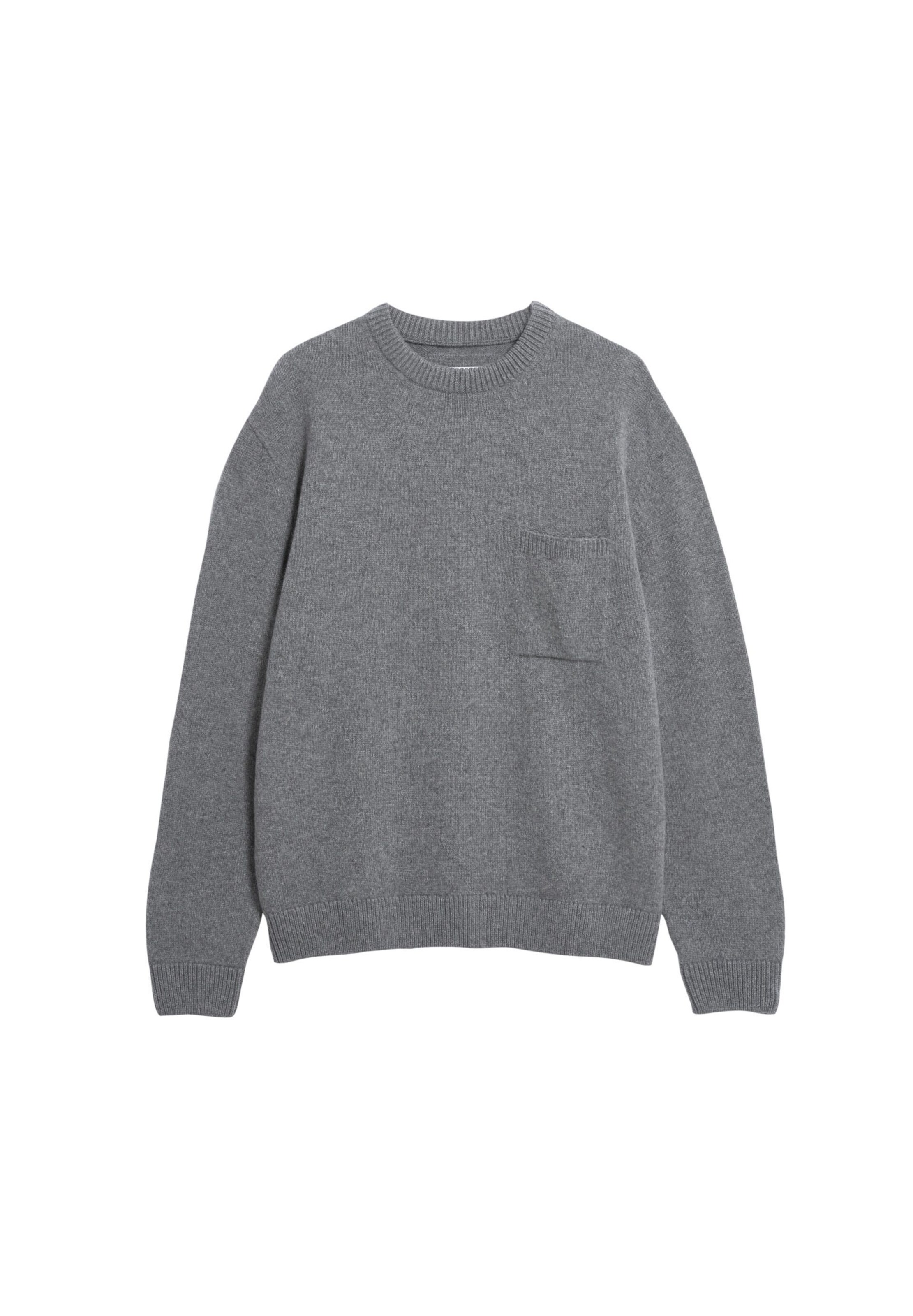 ARMEDANGELS Sweater in Grey: front