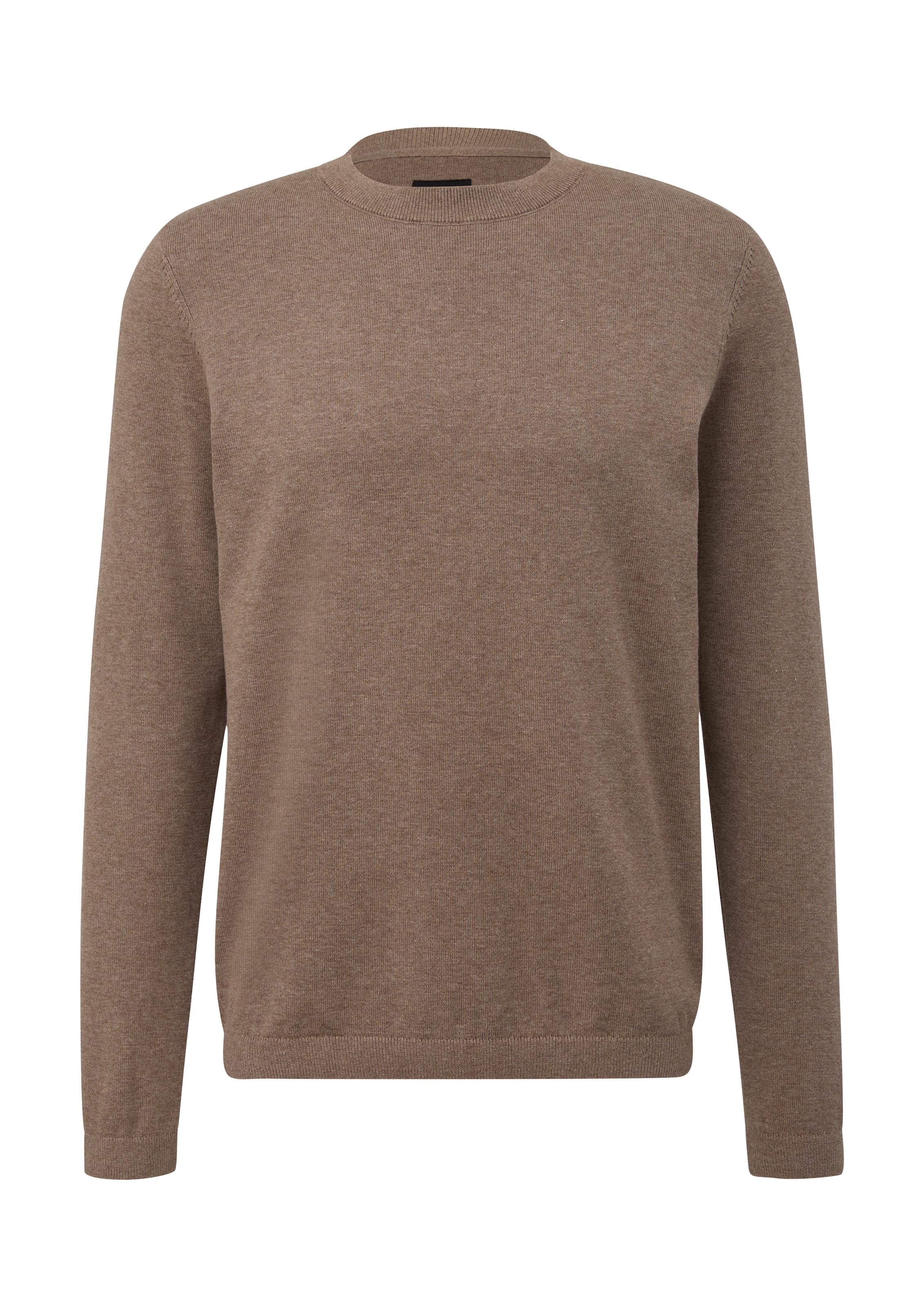 Pull-over QS en marron : devant