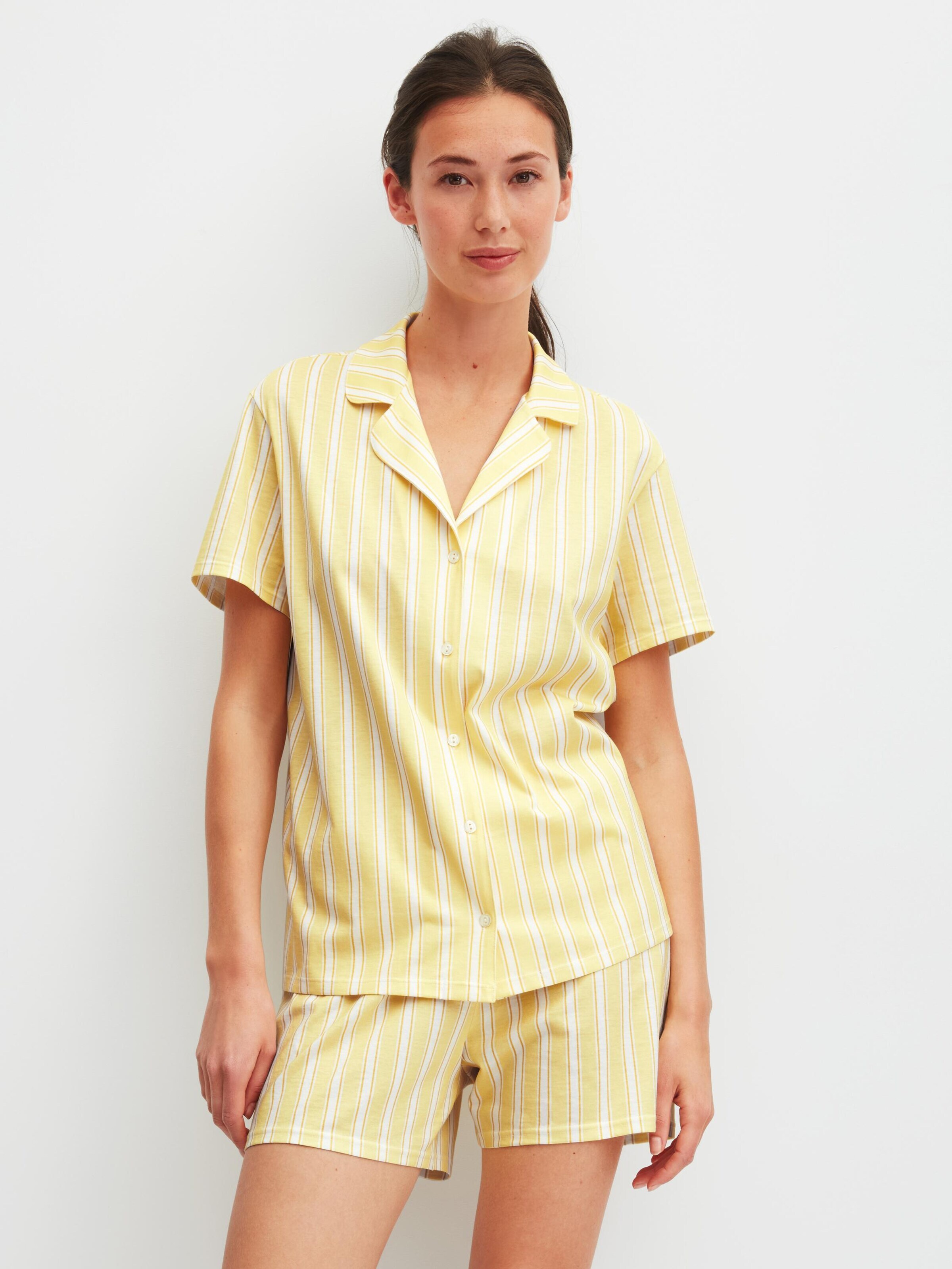 CALIDA Pyjamahose 'Favourites Ocean'‌‌‌‌‌‌‌‌‌‌ in Gelb: Vorderseite