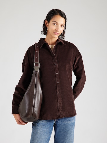 SELECTED Between-Season Jacket 'SLFRUNA' in Brown: front