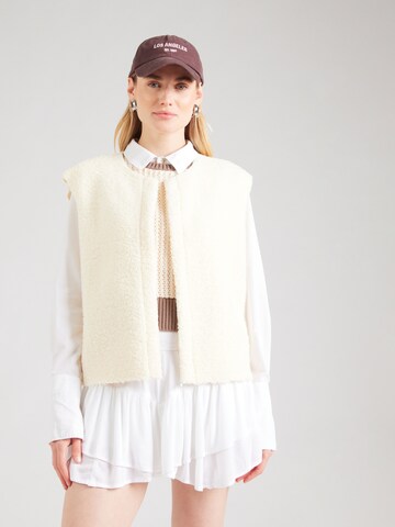 Gilet 'Ri44ona' di Hailys in bianco: frontale