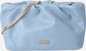 TOMMY HILFIGER Schoudertas 'LUXE' in Blauw: voorkant