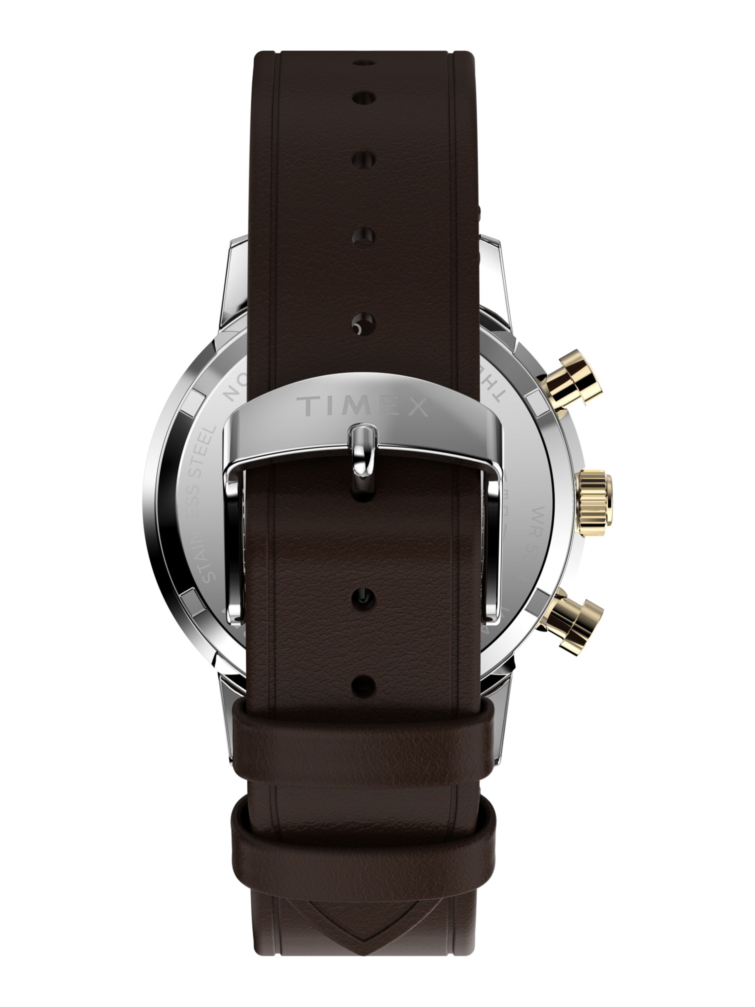 Montre à affichage analogique TIMEX en marron