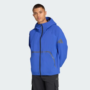 ADIDAS SPORTSWEAR Sports jacket 'My Shelter' in Blue: front