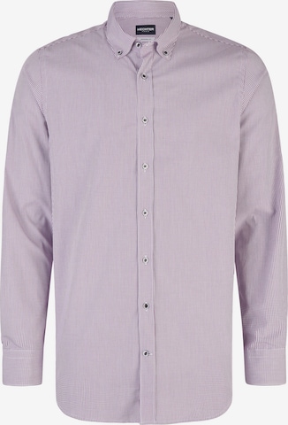 HECHTER PARIS Business Shirt in Purple: front