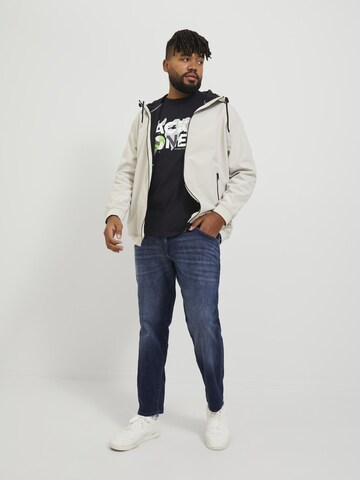 Jack & Jones Plus Tričko 'DUST' – černá