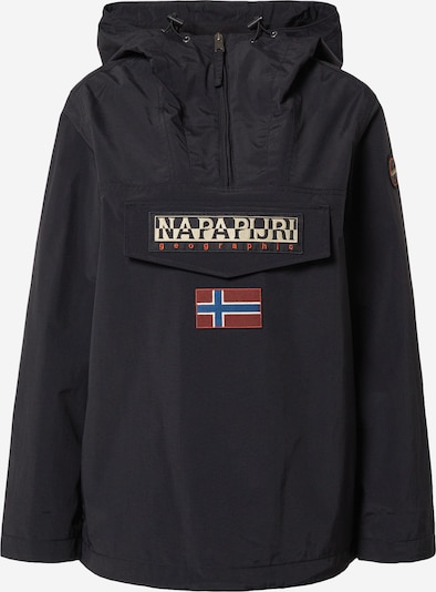 NAPAPIJRI Between-season jacket 'RAINFOREST' in Light beige / Royal blue / Red / Black, Item view