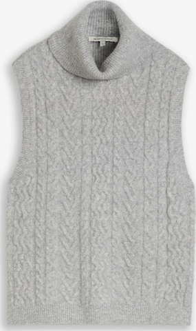 Pullunder di TOM TAILOR DENIM in grigio: frontale