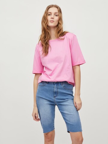 VILA T-Shirt 'Mattie' in Pink: predná strana